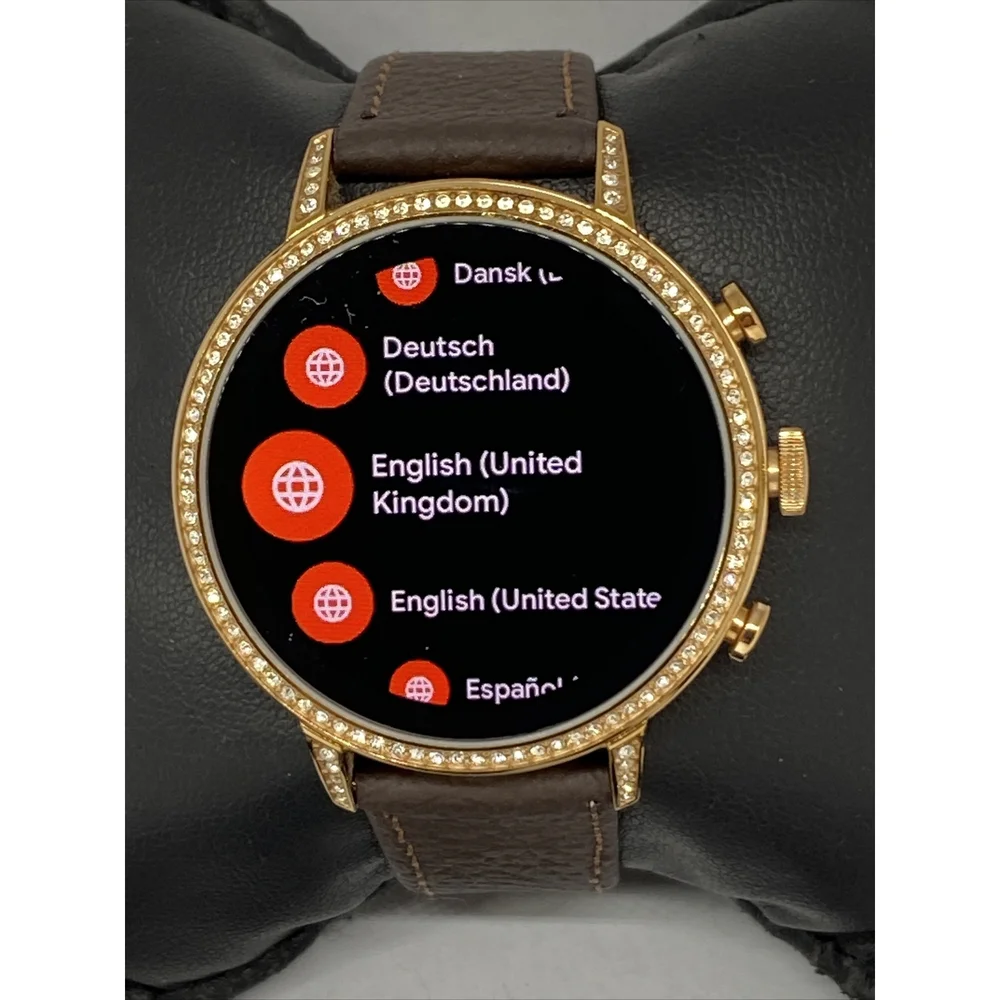 Fossil Gen 4 Authentic Digital Dial Smart Watch Custom Band FTW6015 CR169